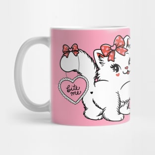 bite me sassy kitty cat Mug